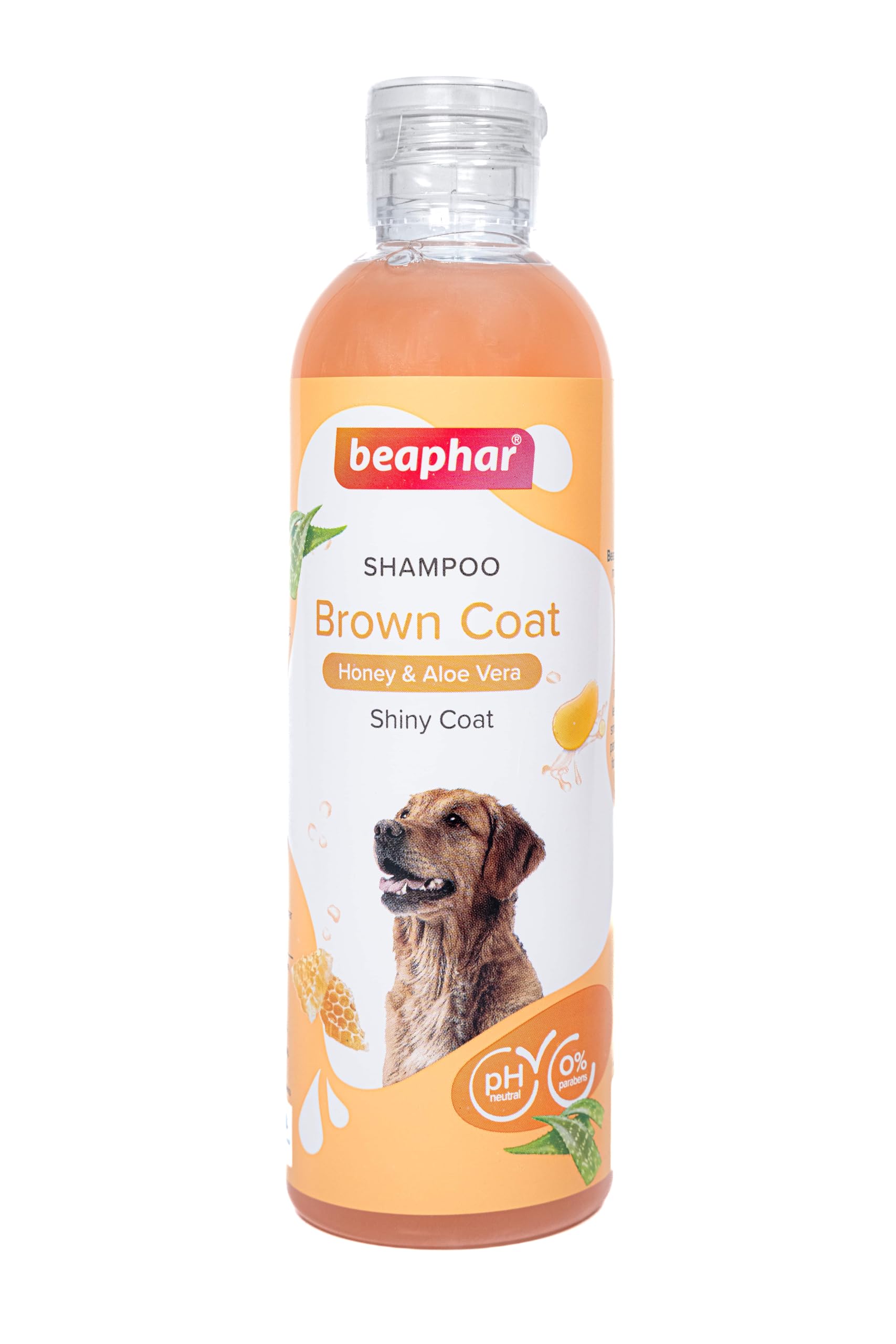 Beaphar Brown Coat Dog Shampoo with Honey and Aloe Vera | Soft & Glossy Coat | Made Safe for Labrador, Golden Retriever, Shih Tzu | All Natural | Herbal Shampoo for Dogs- 250 ml (B0060NZ4MU) Amazon Price History, Amazon Price Tracker