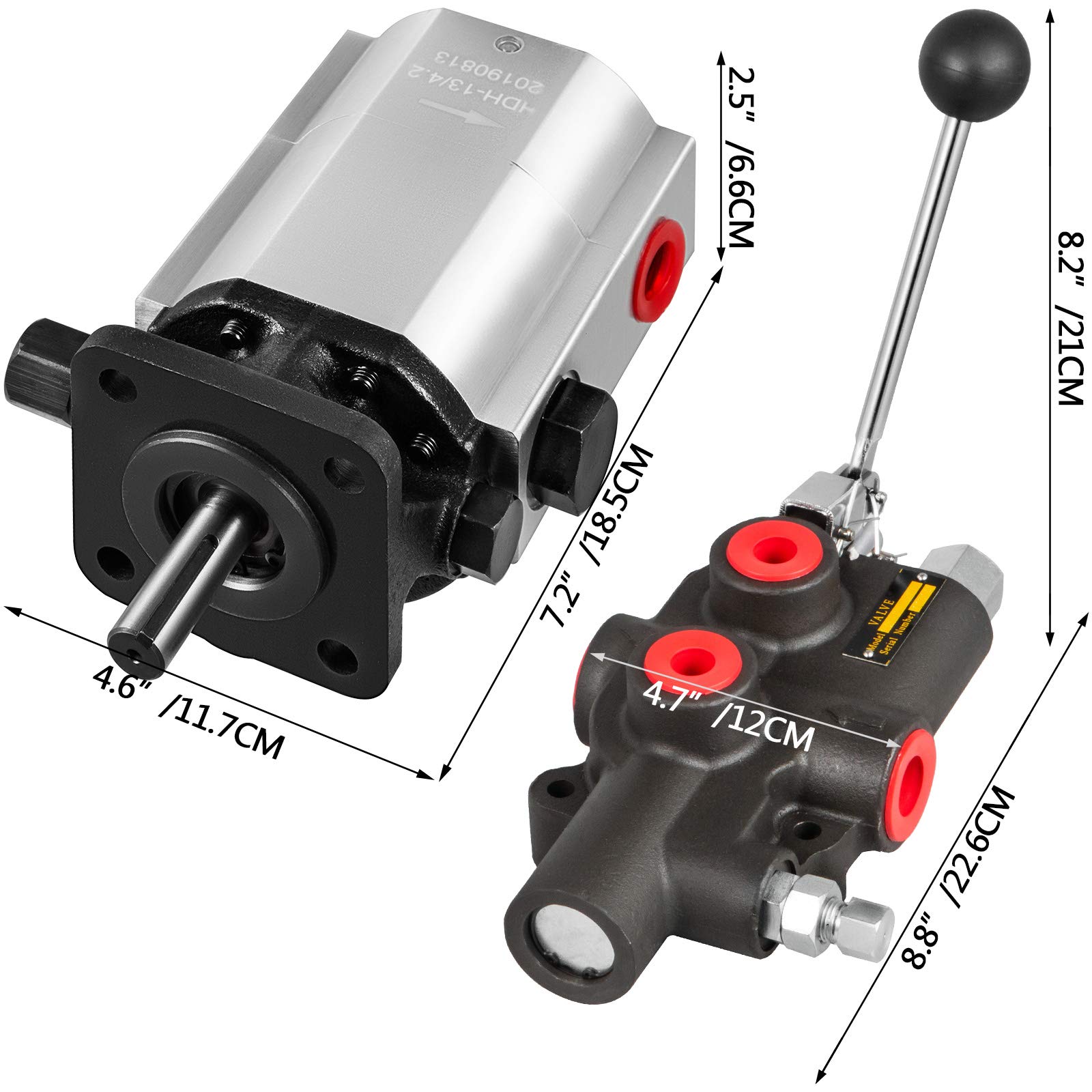 Bestauto Log Splitter Pump Kit 16 GPM Log Splitter Hydraulic Pump 2