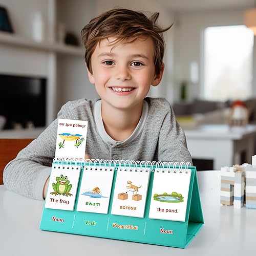 Miniatura 4 de Juguetes de terapia del habla, construcción de oraciones para niños de primer 1, 2 y 3er grado, artículos imprescindibles para el aula de jardín