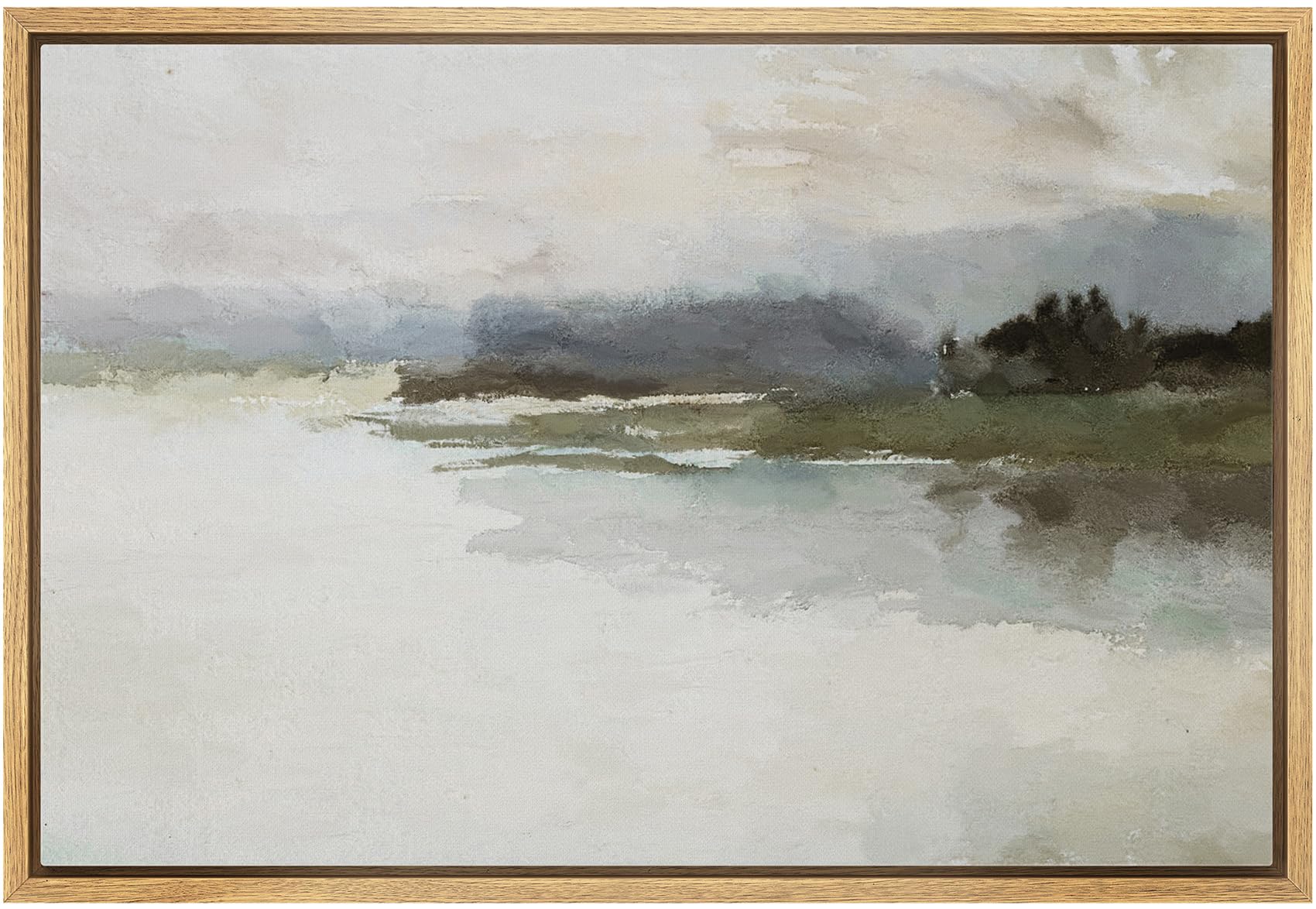 SIGNLEADER Watercolor Lake Scene