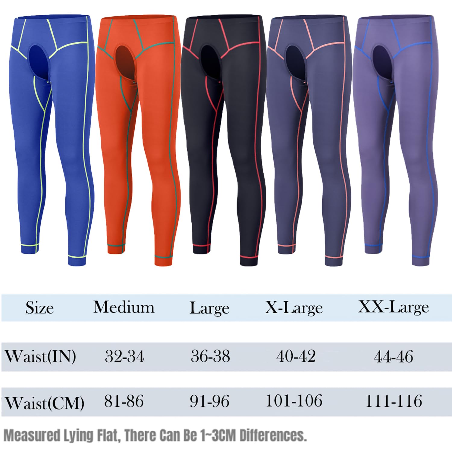 SUMABA Pantalones de compresión para hombre, capa base, leggings atléticos, mallas frescas y secas, apertura frontal, entrenamiento, deportes, gimnasio, correr, yoga
