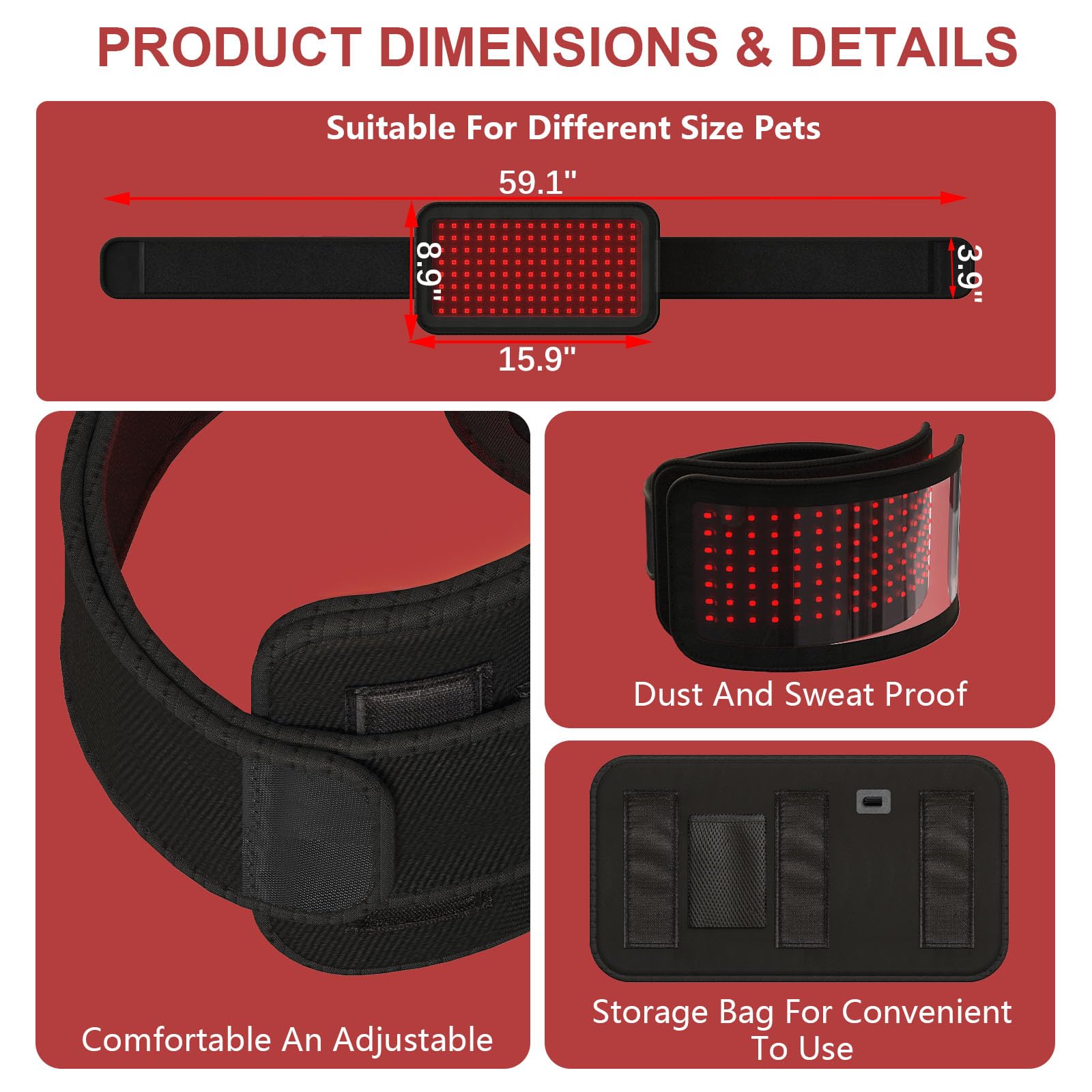 iKeener Cold Laser Therapy Device for Dogs and Humans,Red Light Therapy