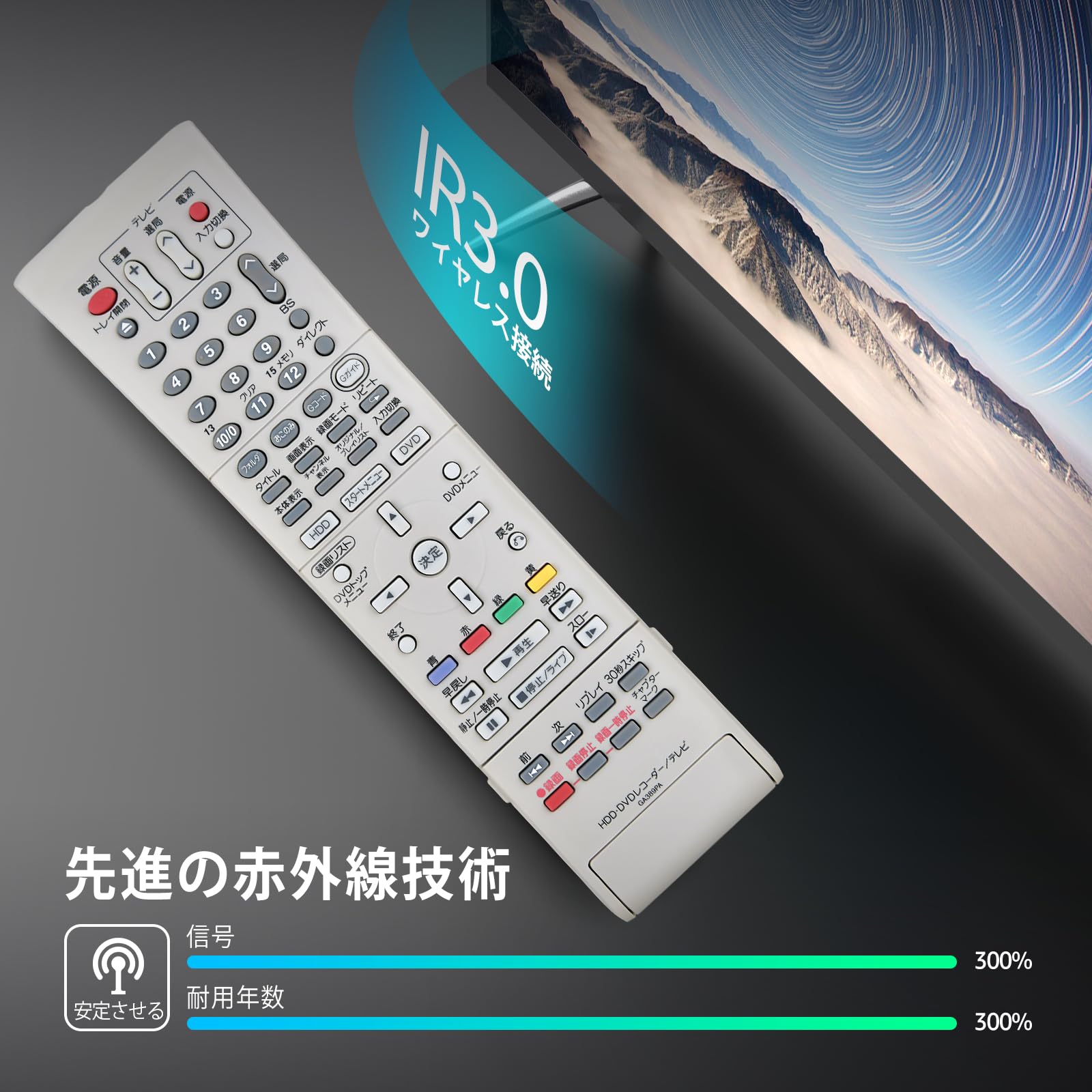 Amazon | ブルーレイレコーダーリモコン GA389PA for SHARP シャープ