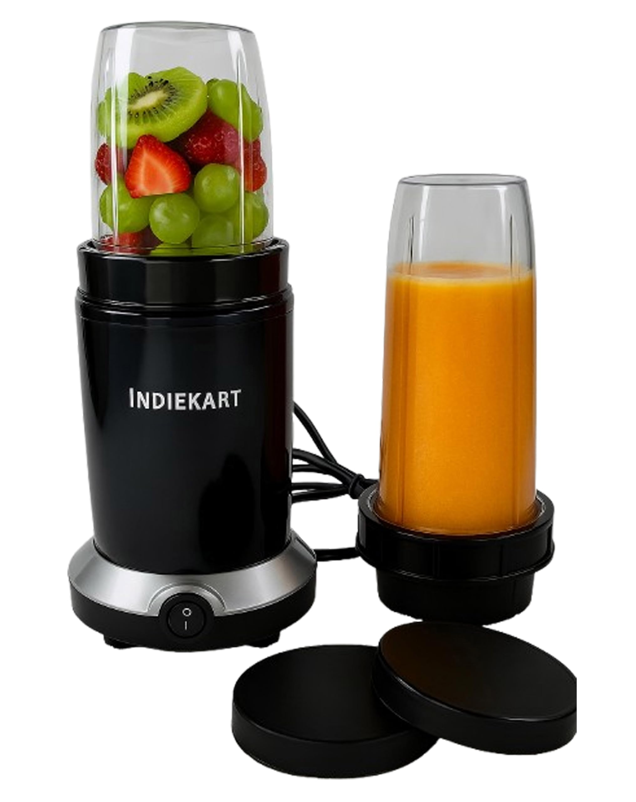 INDIEKART Nutri-blend 500W High-Speed Motor Mixer Grinder, 18000 RPM Motor, Juice Maker, Smoothie Maker, Masala Grinder, Chutney Blender, 2 Unbreakable Jars 1 year Warranty-image-14