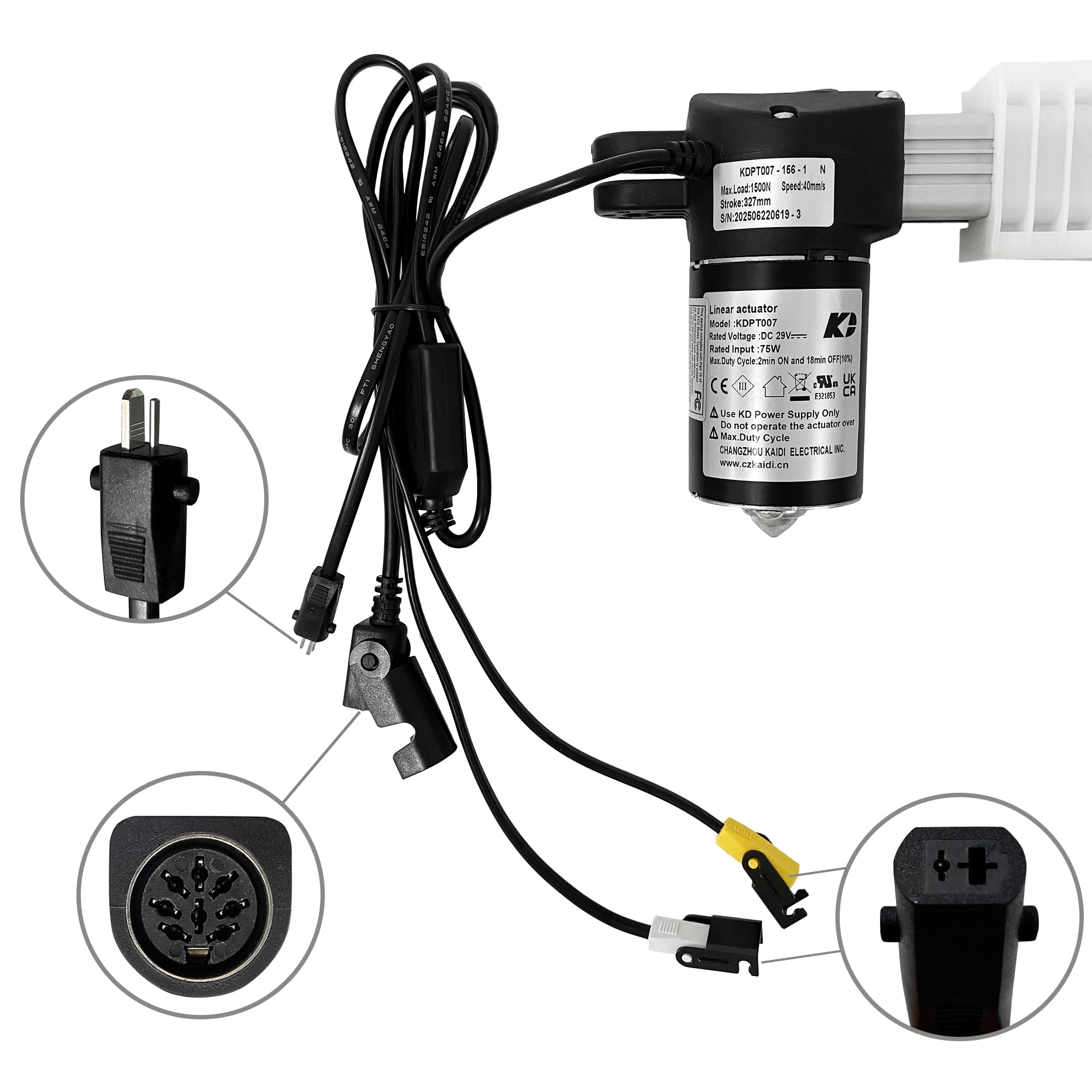 Amazon.com: Linear Actuator Kaidi Model KDPT007-156 Motor
