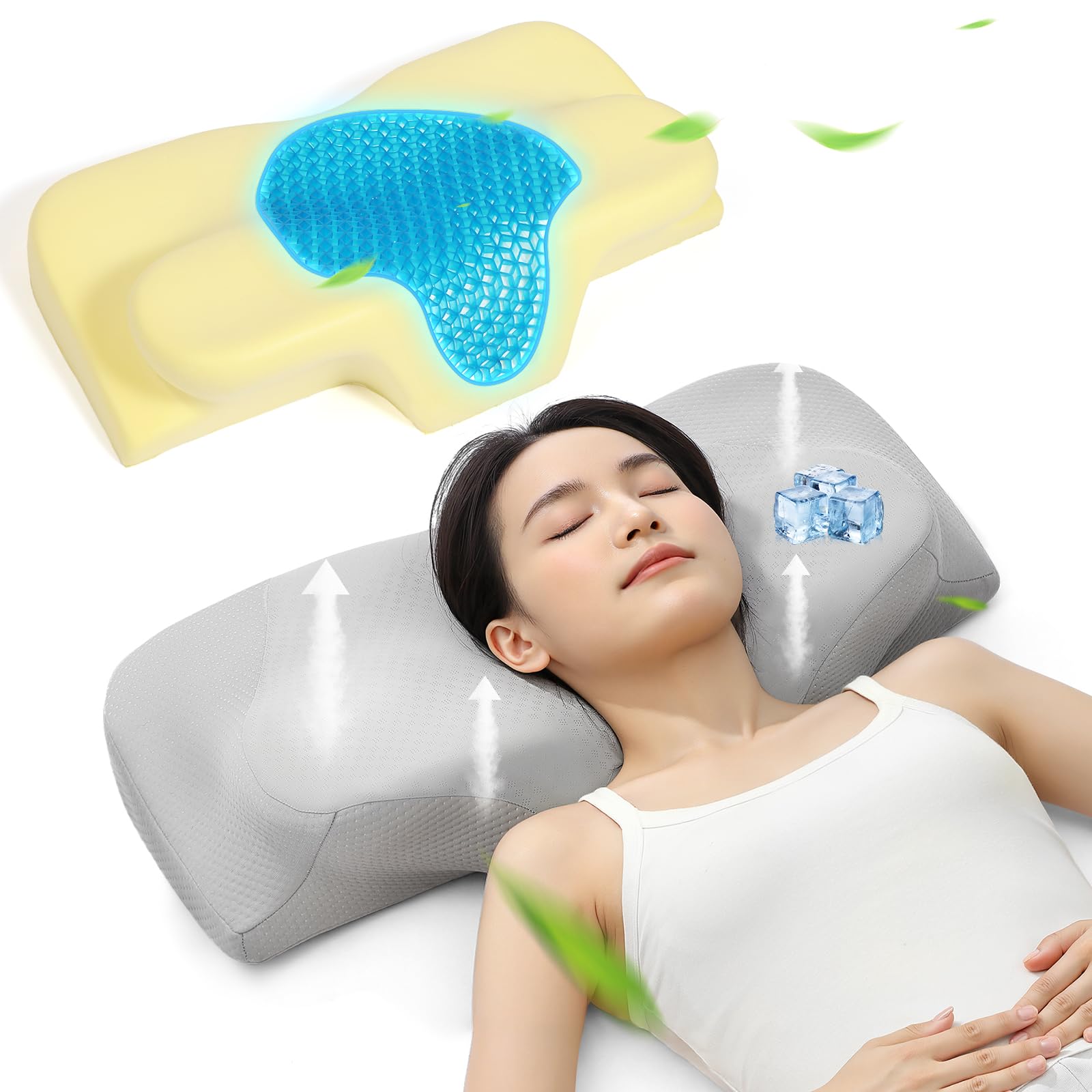 Amazon.co.jp: 【ひんやり枕 ・通気性3倍UP 】Tillmulya 枕 首が痛く