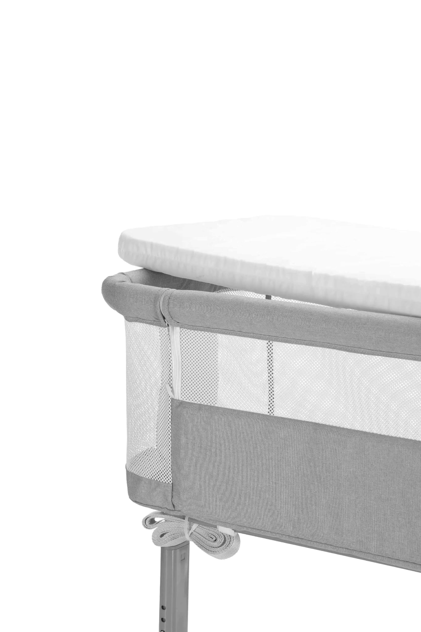 Nania DODI Lit bébé cododo avec matelas de la naissance à 9kg, réglable en hauteur, matelas confort 4 cm, léger 6.5 kg