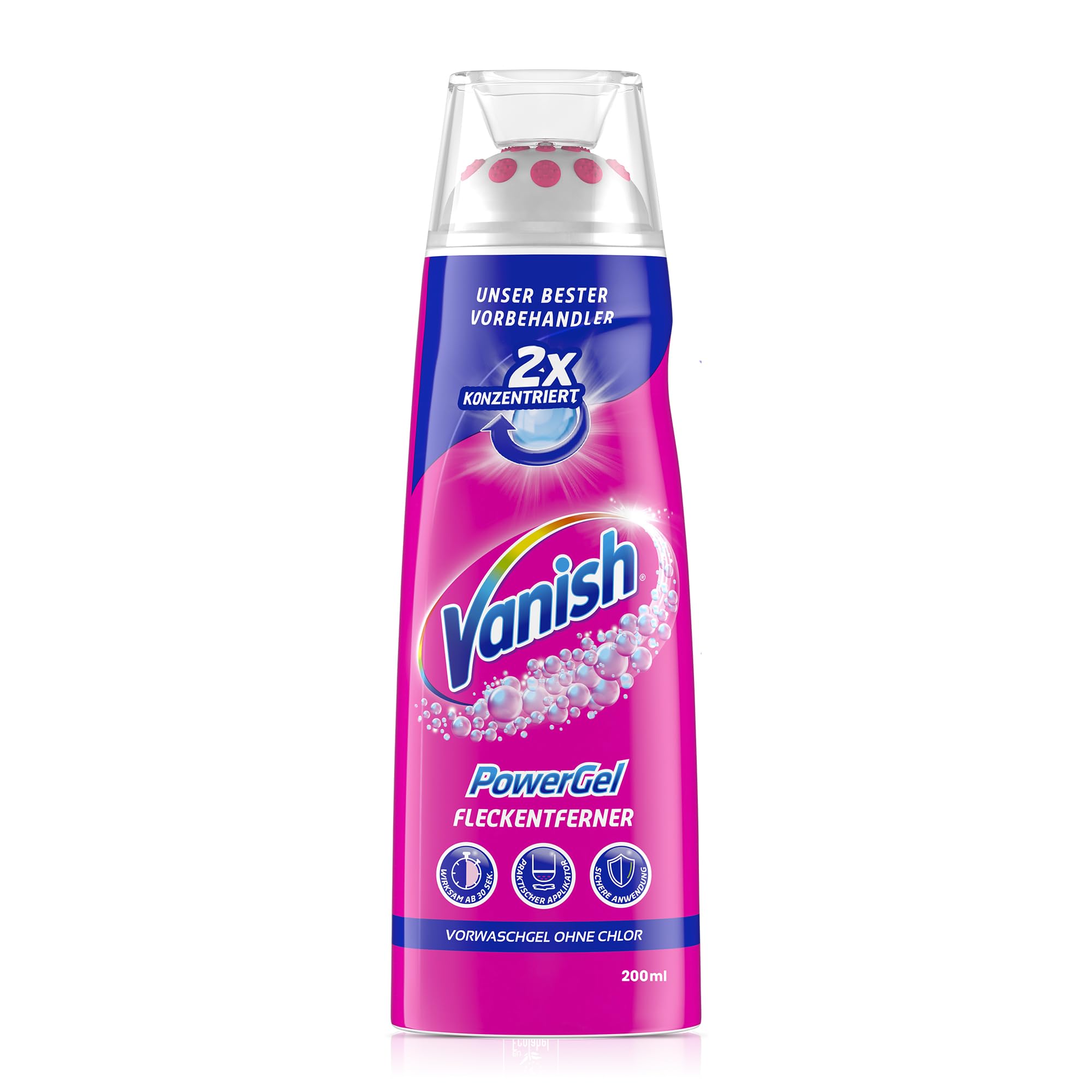 Vanish Fleckenentferner PowerGel 1 x 200 ml Geblümt 200 ml (1er Pack)