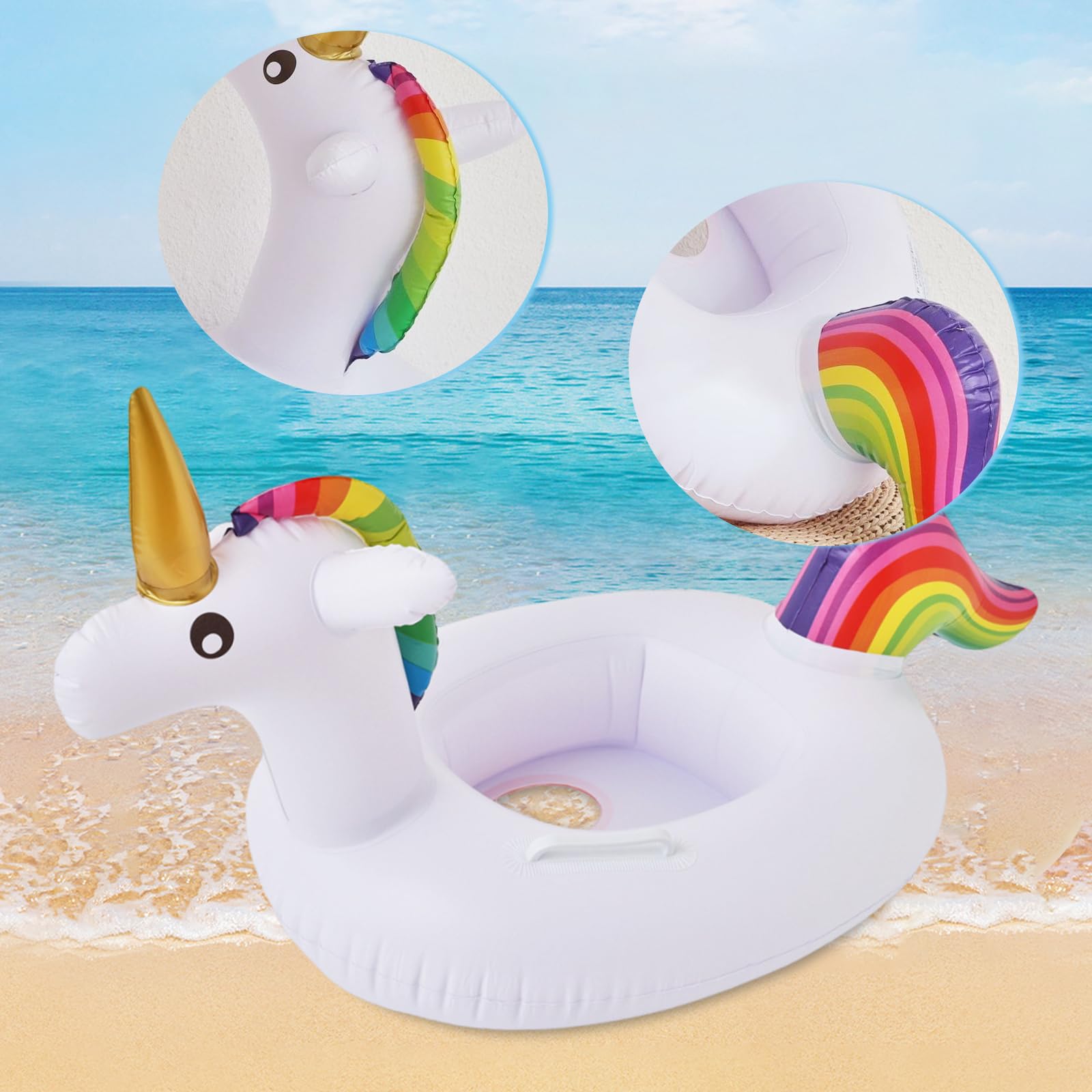 Flotador Piscina Unicornio Amenon Inflable, Seguro Duradero | Cuotas sin interés