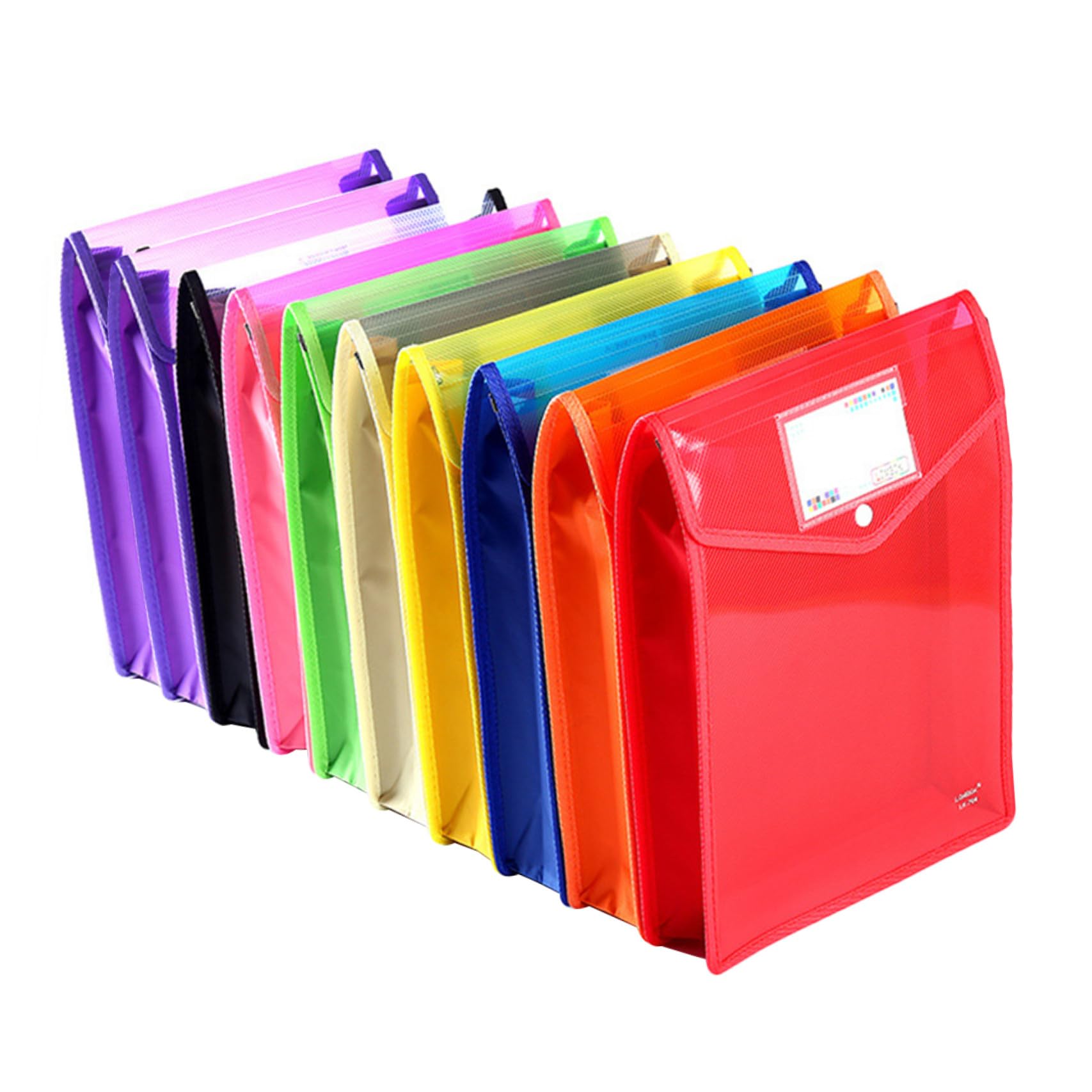 SHINEOFI 10 Piezas Carpetas Organizadoras de Archivos para Documentos Carpeta Portátil para Facturas Escolar Clasificadora