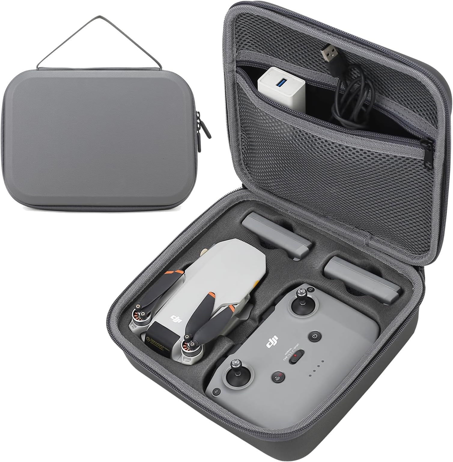 Storage Bag for DJI Mini 4K-Hard Shell Travel Carrying case Compatible with DJI Mini 4K/2/2 SE Drone and Accessories