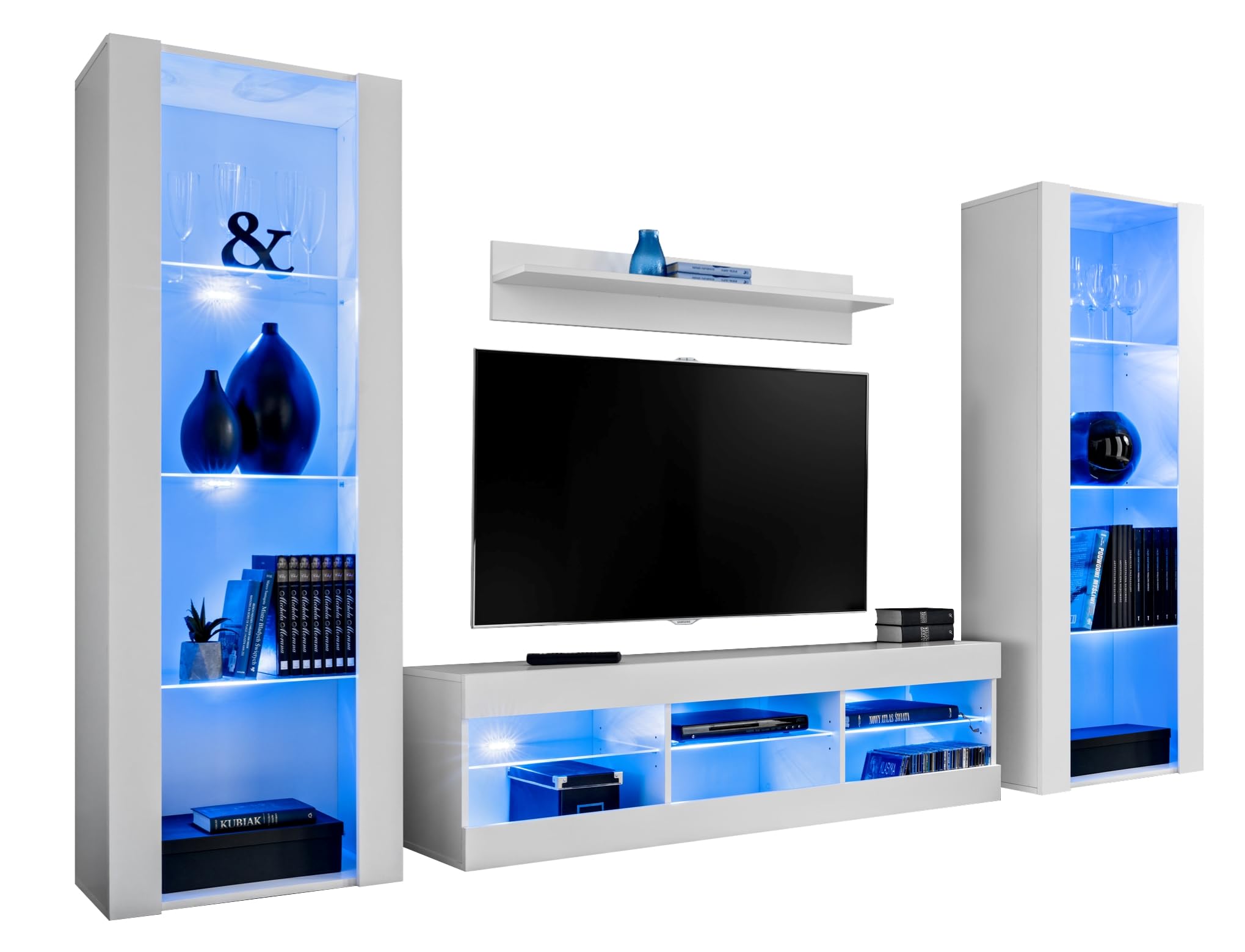 Komodee Ensemble TV Tivoli Grande A1 Blanc/Blanc 250x159x35 cm