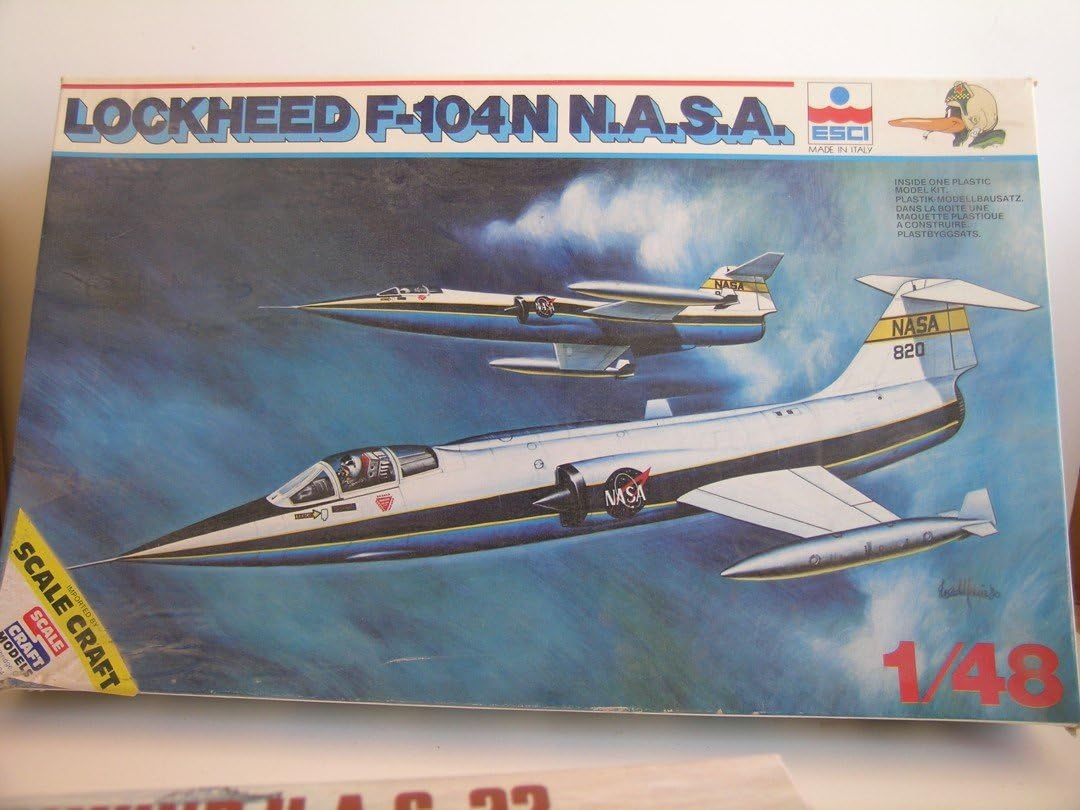 Models Lockheed F-104N N.A.S.A. (Missing kit Canopy) Plastic Model Kit