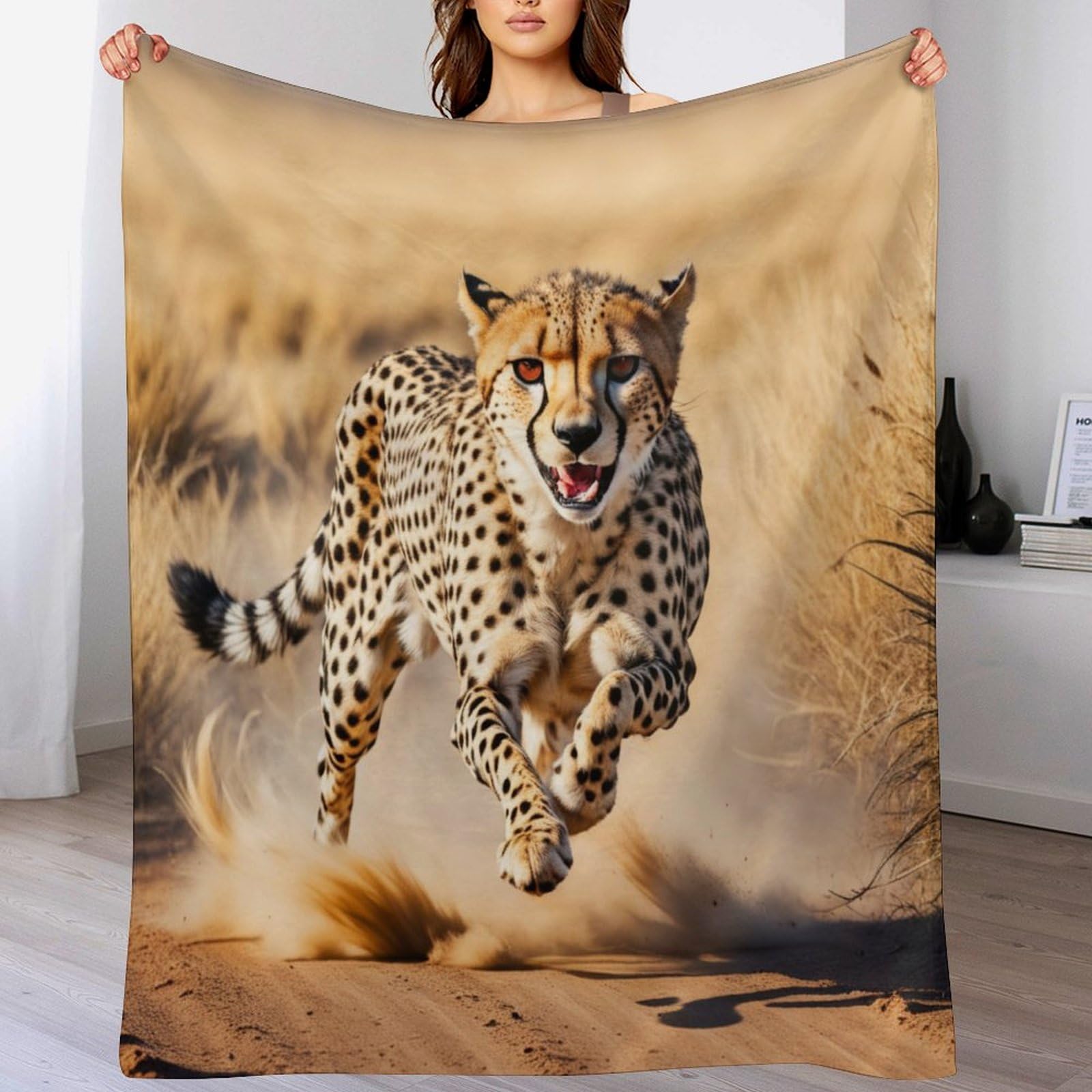 Manta de franela para cama individual de 150 x 200 cm transpirable