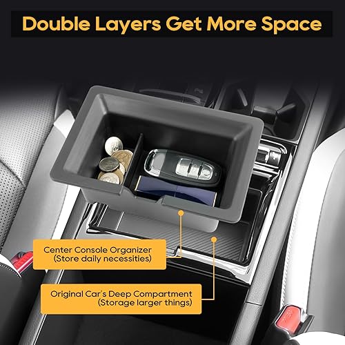 Vista 40 de LFOTPP Organizador de consola central Edge para 2021 2022 2023 2024 F o r d Edge Bandeja de consola [SE/SEL/ST-Line/Titanio/ST] Accesorios de borde