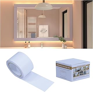 Wood Grain Removable PVC Waterproof Border Wall Decor Removable Self Adhesive Door Frame Window Frame Decoration Kitchen Bathroom Tiles Sticker Grain Trim White 1.96 inch x 393 inch