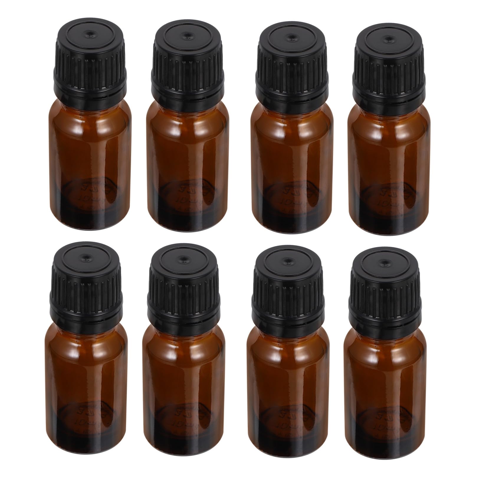 iplusmile Bottiglie per Oli Essenziali 10ml in Vetro, 24 Pezzi Marrone