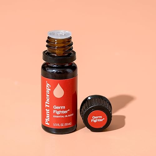 Miniatura 6 de Germen Fighter Synergy mezcla de aceites esenciales 100 puros sin diluir grado terapéutico mezcla de Clove Bud corteza de canela Eucalipto limón y