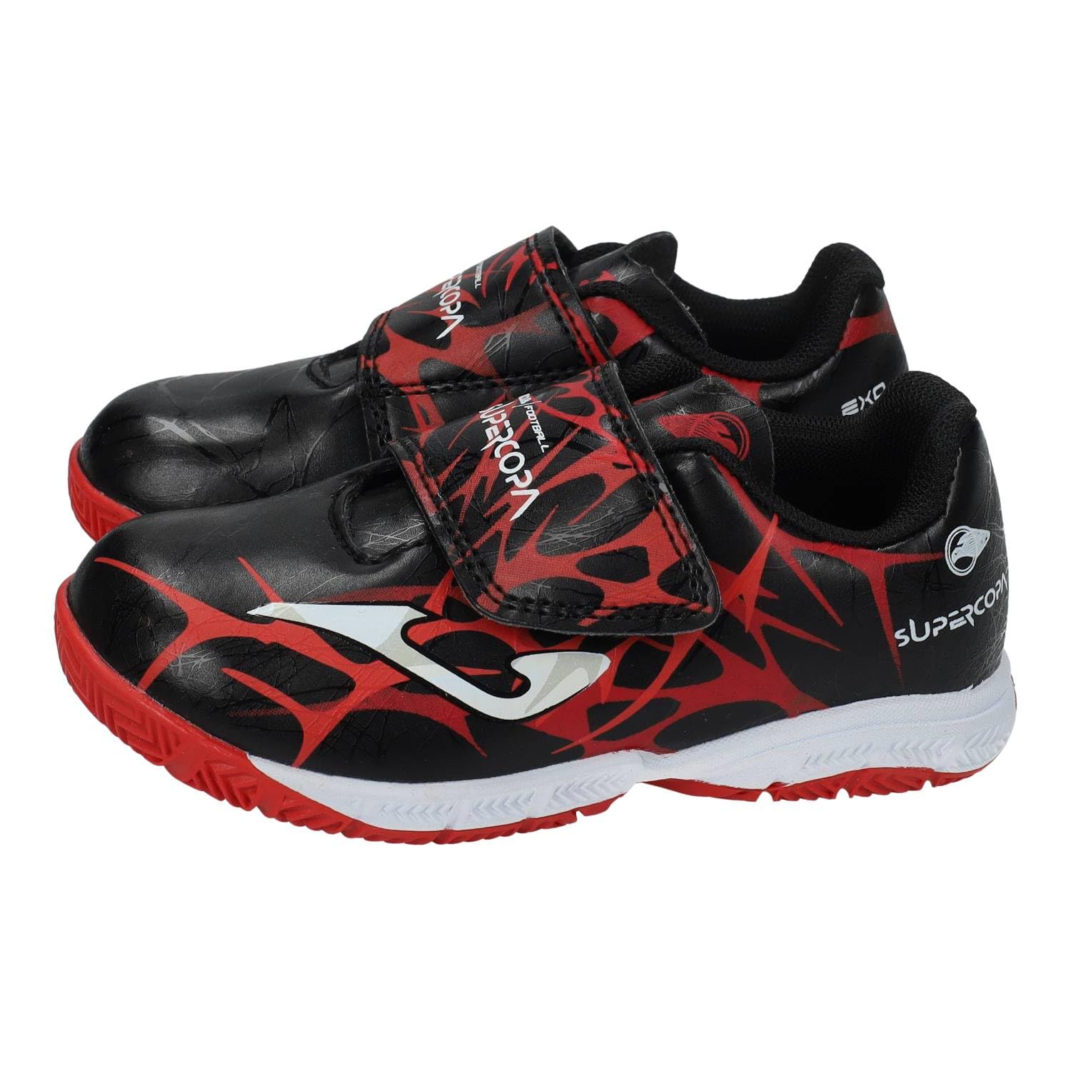 Joma SCJS2501INV Zapatillas fútbol Sala niño Supercopa JR, Cierre Adhesivo, Suela Antideslizante para Indoor NIÑO Zapatillas