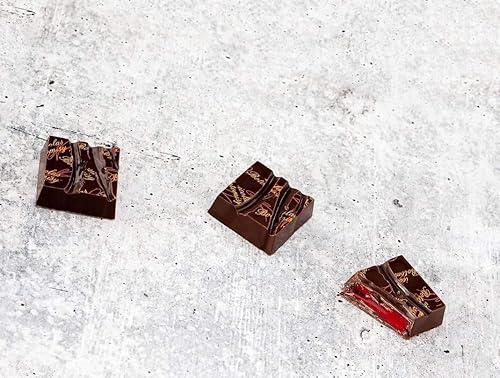 Miniatura 2 de Greyas Nicolas Botomisy CM 3412 - Molde magnético para chocolate (18 cavidades cuadradas, 1.264 x 1.264 x 0.390in)