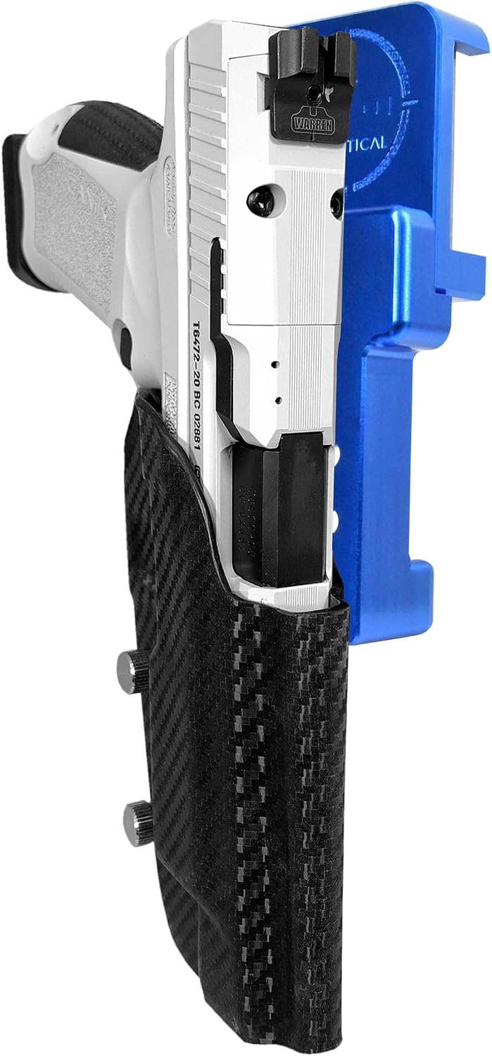 Alloy Competition Holster OWB Fits Canik TP9SFX Outside The Waistband Carry Gun Holster Kydex American Made OWB Aluminum Belt Attachment