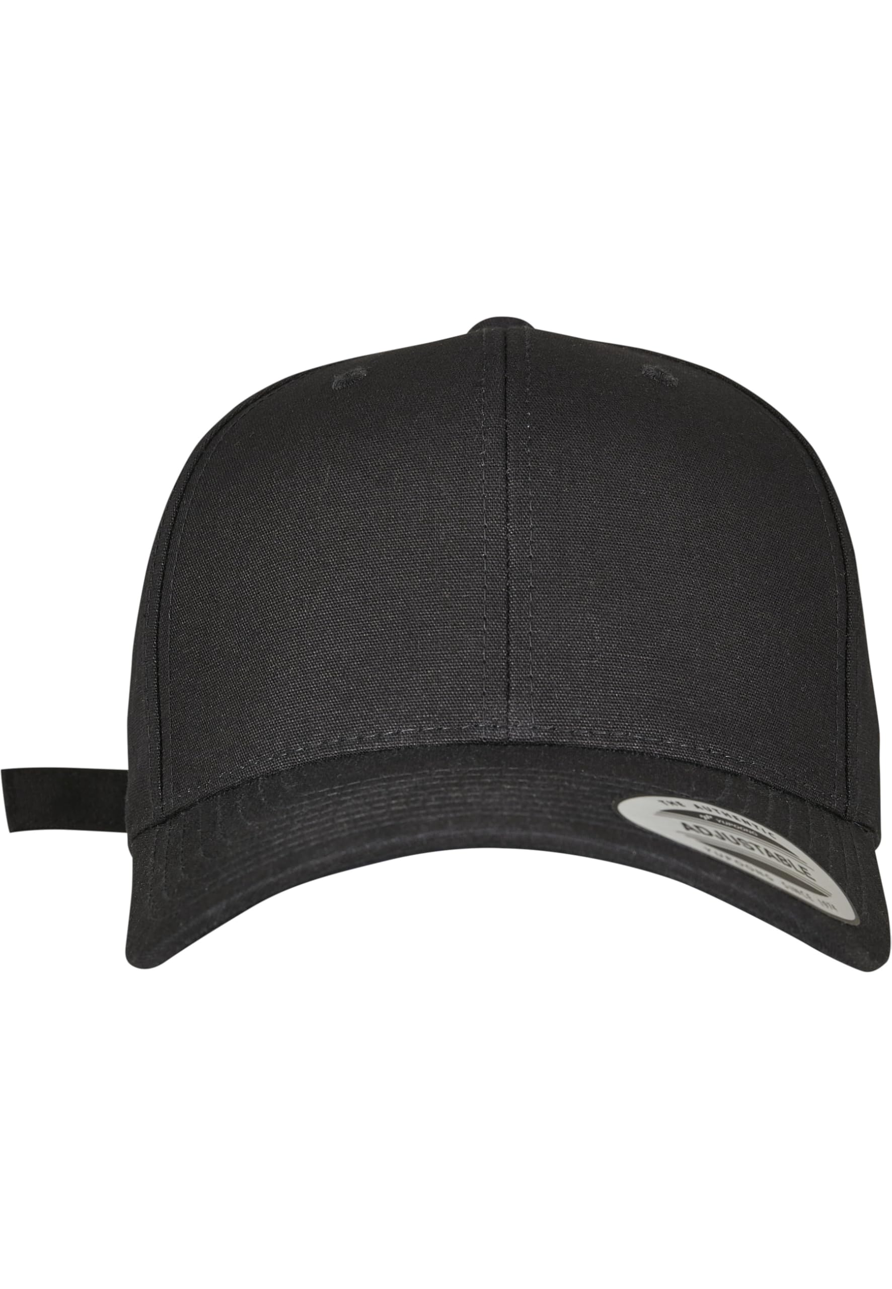 Flexfit Kappe 6-Panel Curved Metal Snap, black, One Size, 7708MS