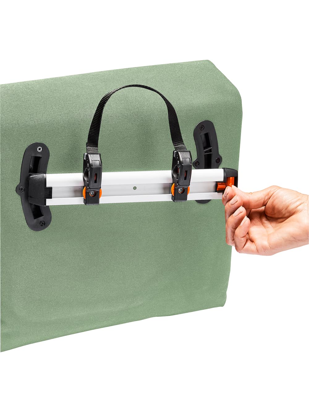 VAUDE Fahrradtasche für Gepäckträger 20 Liter - stylische Business-Fahrradtasche 100% wasserdicht, Gepäckträgertasche hinten, einfache Befestigung - Manufactured in Germany