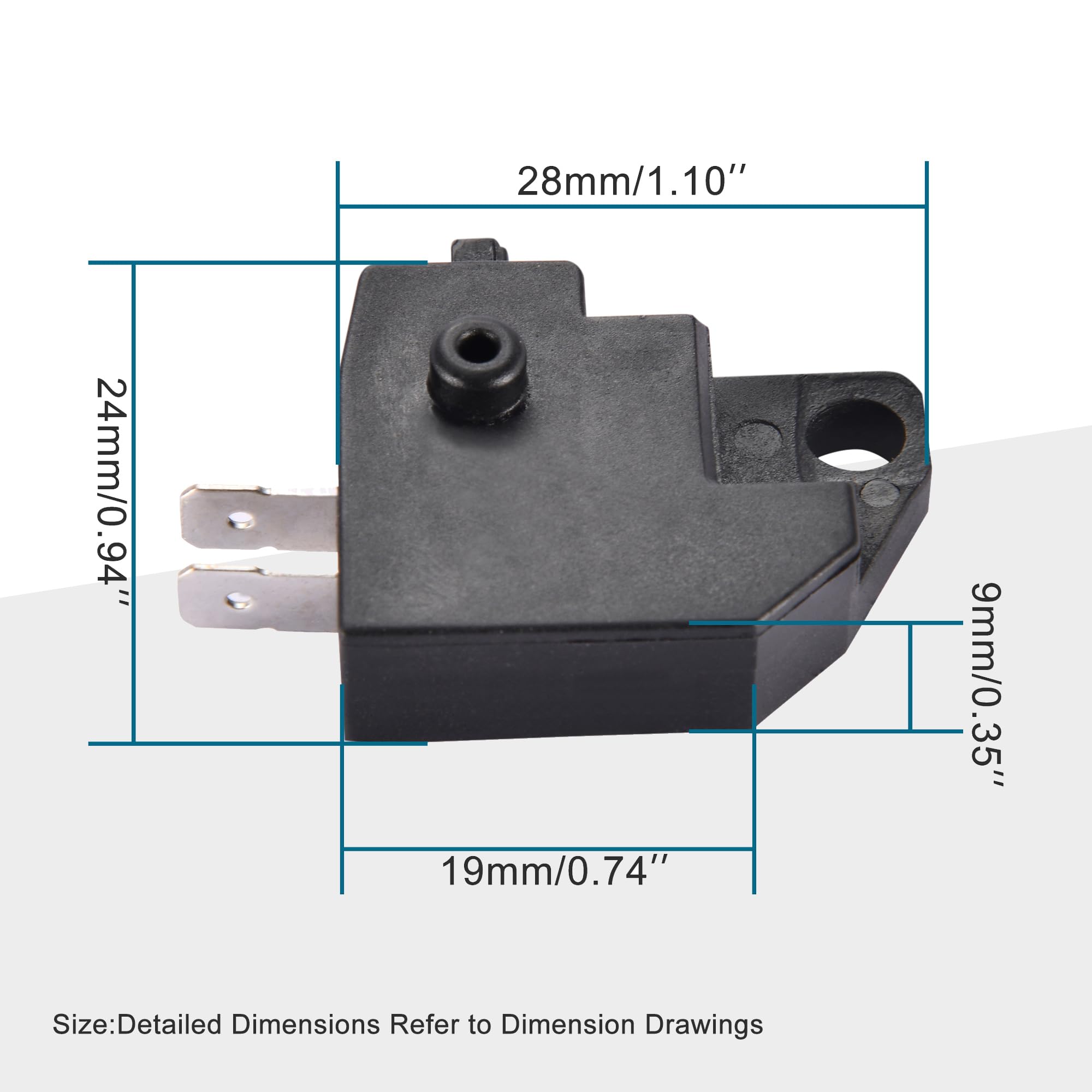 GOOFIT 6-Draht Griffschalter Rechts Für Roller 50-125ccm - 3 Funktionen Schalter
