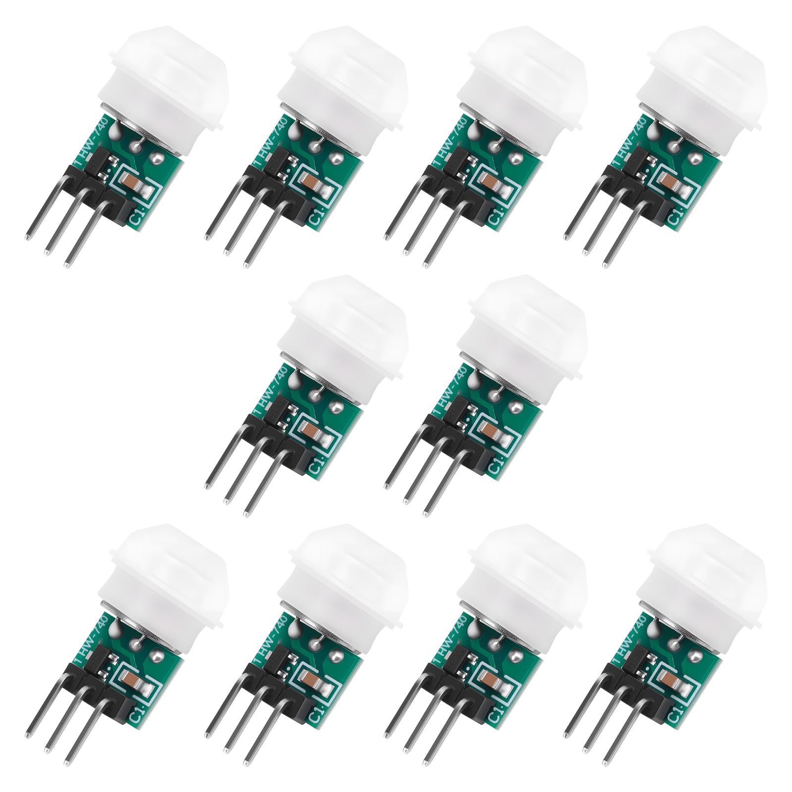 10Pcs Pir Sensor AM312 Mini Pir Motion Sensor Module Body Sensors Manual Motion Infrared IR Detector for AR duino