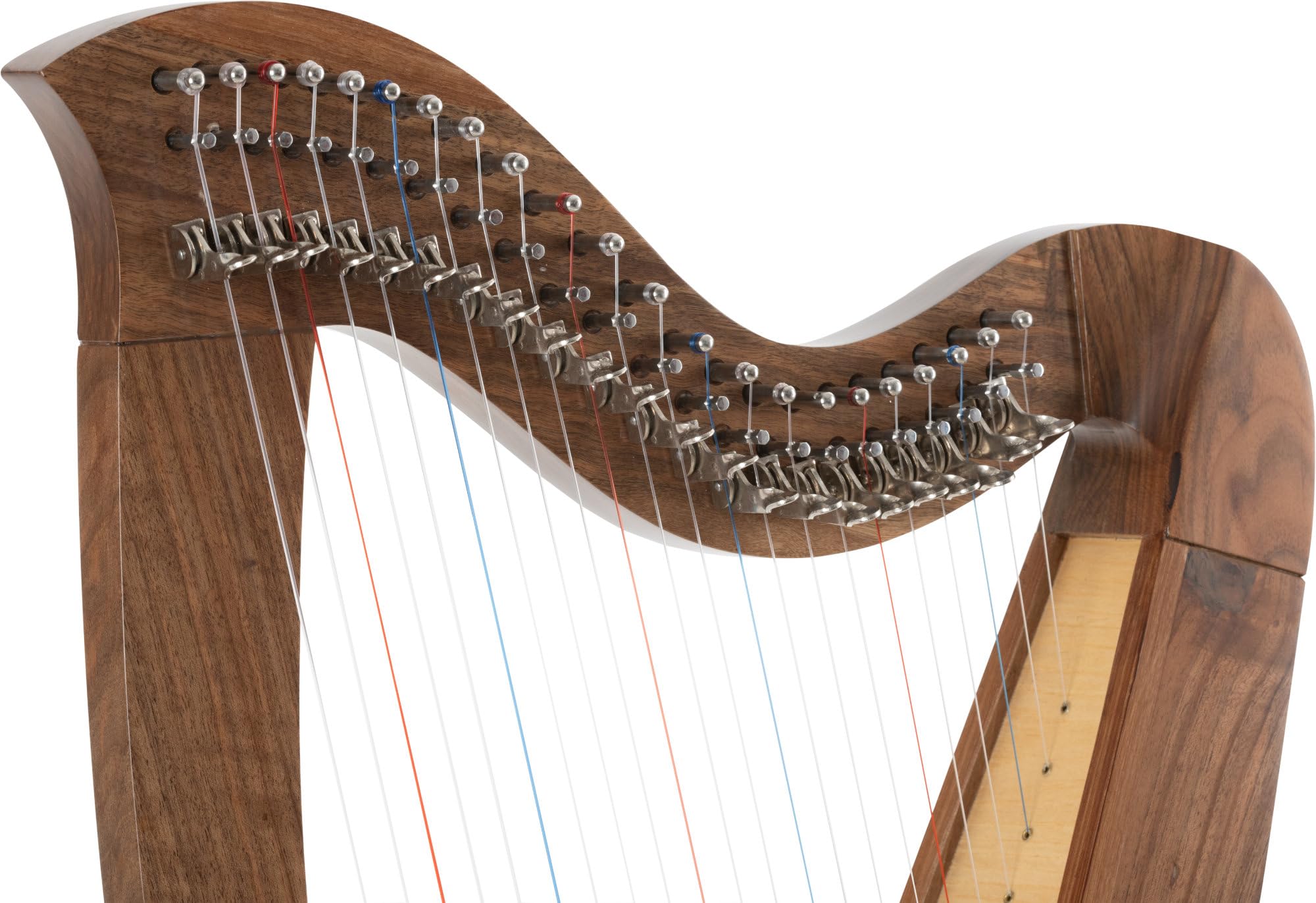 Classic Cantabile H-22 WN Arpa Celtica 22 corde, accordatura Mi bemolle maggiore, meccanica a semitoni, legno noce, include borsa e 2 chiavi, altezza 83,5 cm.
