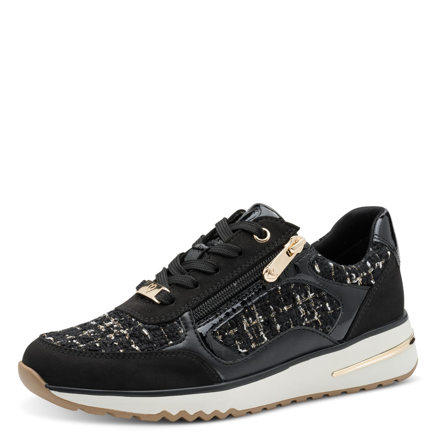 MARCO TOZZI Women's 2-23786-45 Trainers, Black Comb, 41 EU, Black (Black Comb), 8.5 UK