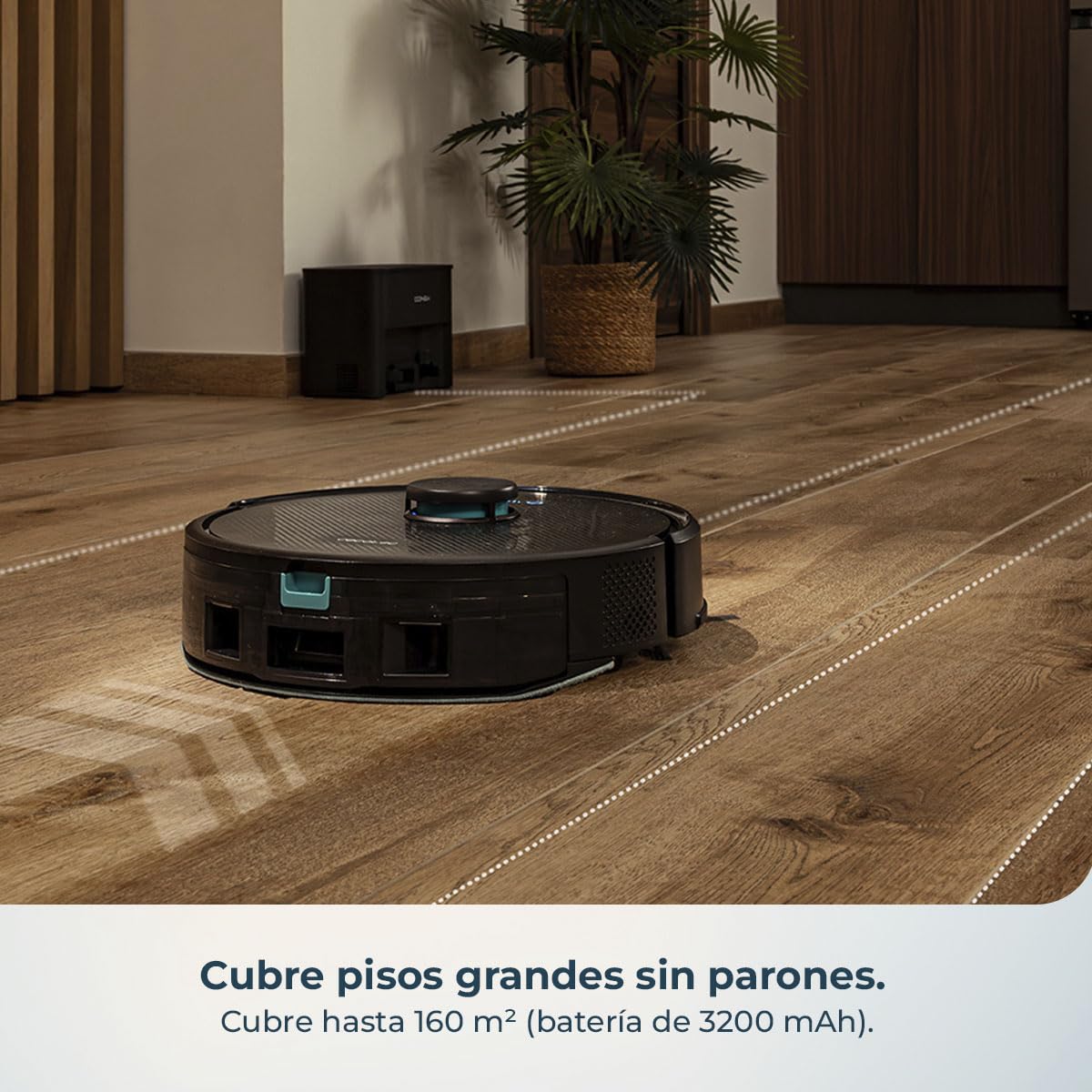 Cecotec Robot Aspirador y Friegasuelos Conga Y50 X-Treme 5000Pa Base Autovaciado 3L Navegación Láser