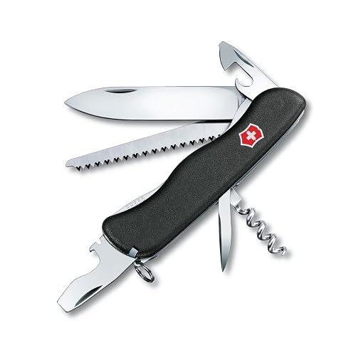 Victorinox Forester Swiss Army Knife, 12 Functions, Black