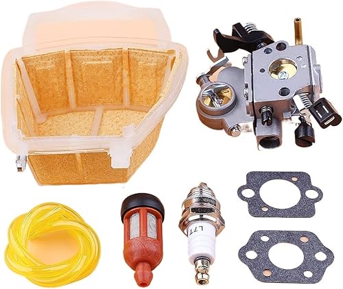 Miniatura 5 de NZBUY Kit de afinación de carburador compatible con Stihl MS311 MS391 MS362 Motosierra Filtro de combustible de aire compatible con motosierra