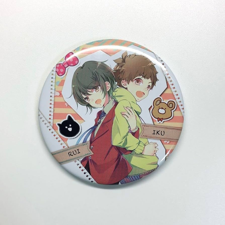ツキウタ 水無月涙 缶バッジ Amazon.co.jp: ツキウタ 水無月涙 神無月郁 幼少期 缶バッジ