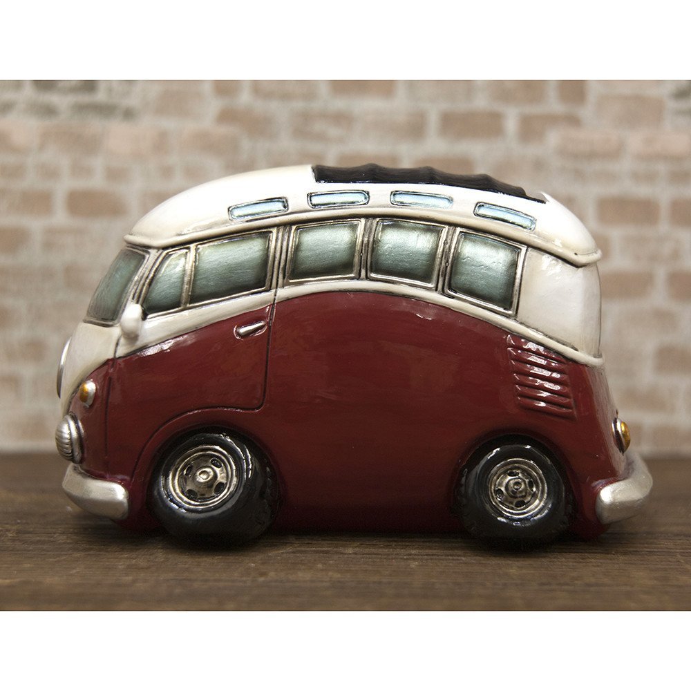 Amazon.co.jp: レジン製 アメリカン オールディーズ コイン バンク （ワーゲンバス レッド） 貯金箱 インテリア オブジェ 雑貨  ガレージ アメリカン雑貨 アメリカ 雑貨 世田谷ベース フォルクスワーゲン グッズ : おもちゃ