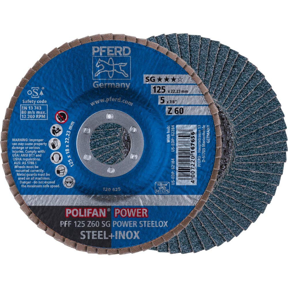 Lot de 10 disques à lamelles en acier inoxydable pour chevaux PFF 125 Z 60 SG Power : 67686125