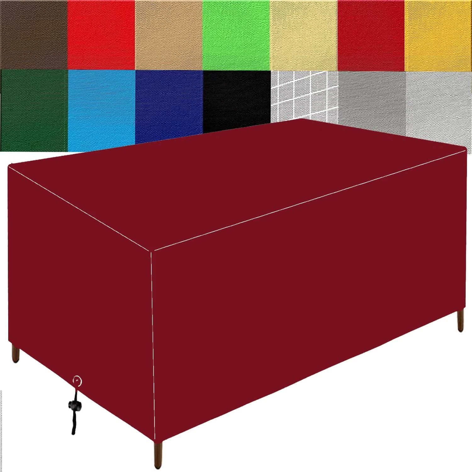 Housse meuble de jardin rectangulaire 250x250 pour protéger votre terrasse en automne
