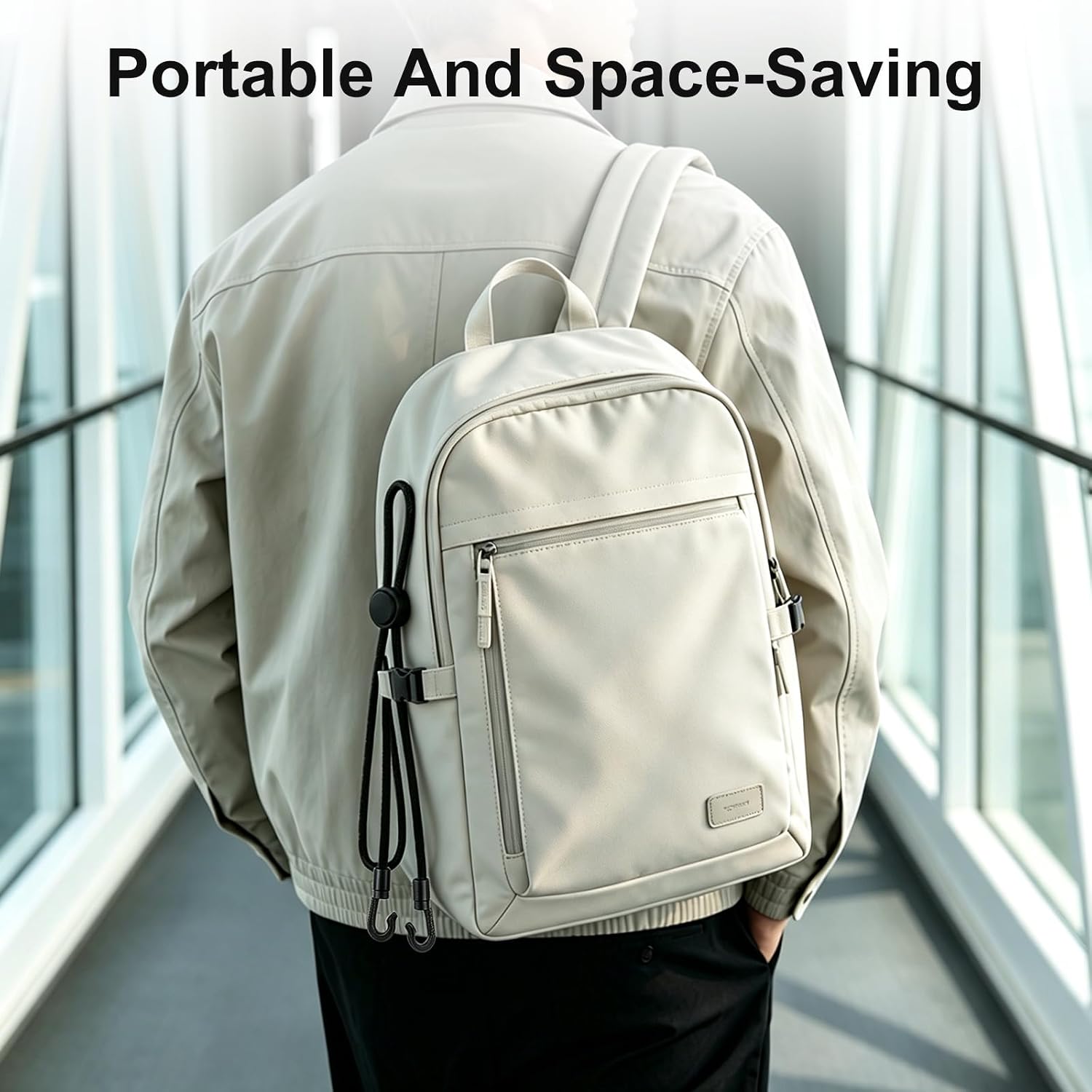 2Pcs Under Seat Bag Strap for Airplane Travel, Backpack Legroom Extender for Flights Secure Your Carry On Under the Seat for More Foot Space & More Comfortable Flying Experience