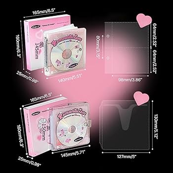 Amazon.co.jp: XROLAND CDフォトカード コレクションブック レトロ