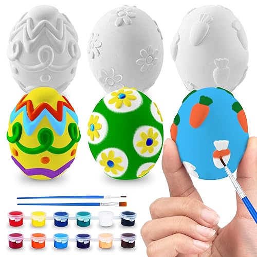 ArtCreativity 3D Easter Egg Painting Kit - Easter Craft Kit