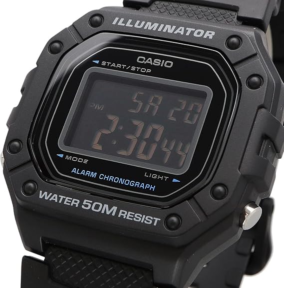 Casio CASIO Standard Digital Watch W-218 Series Men's Women's Cheap Casio Chippcasi Overseas Model Parallel Import, Waterproof