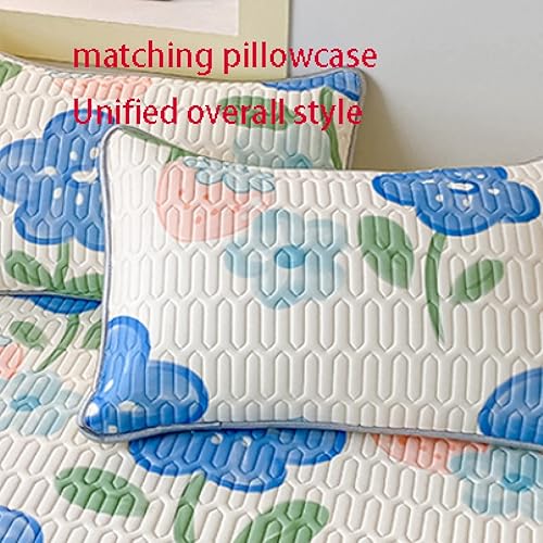 Miniatura 6 de Bolsillos suaves y profundos, protector de colchón de látex estampado con somier, para dormitorio de niños y niñas, animé, funda de almohada, 59.1 x