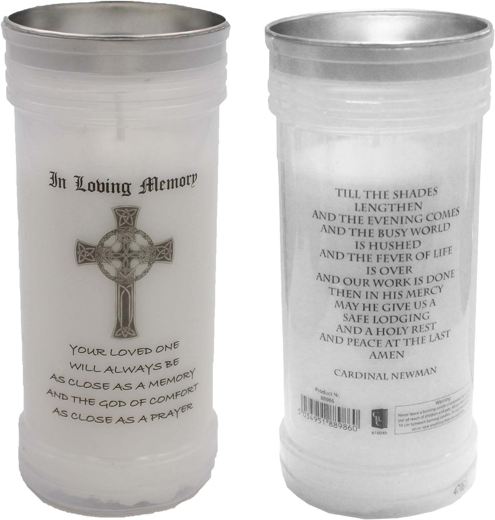 CBC DistributorsPillar Candle In Holder In Loving Memory Close as a Memory