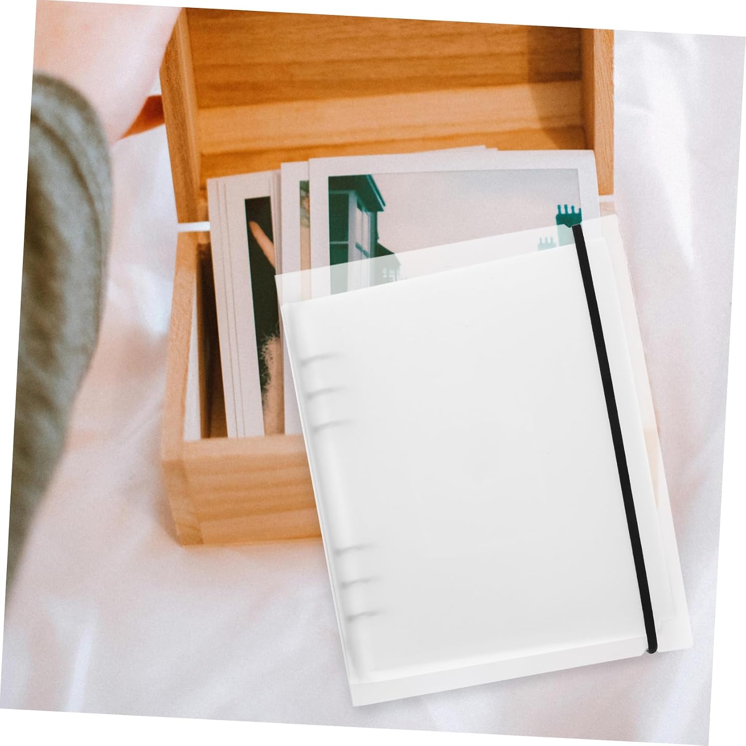 KICHOUSE 1set Photo Card Holder Binder Pages Album for Game Cards K-pop Name Tags Ample Storage Visibility Sturdy Pp Material