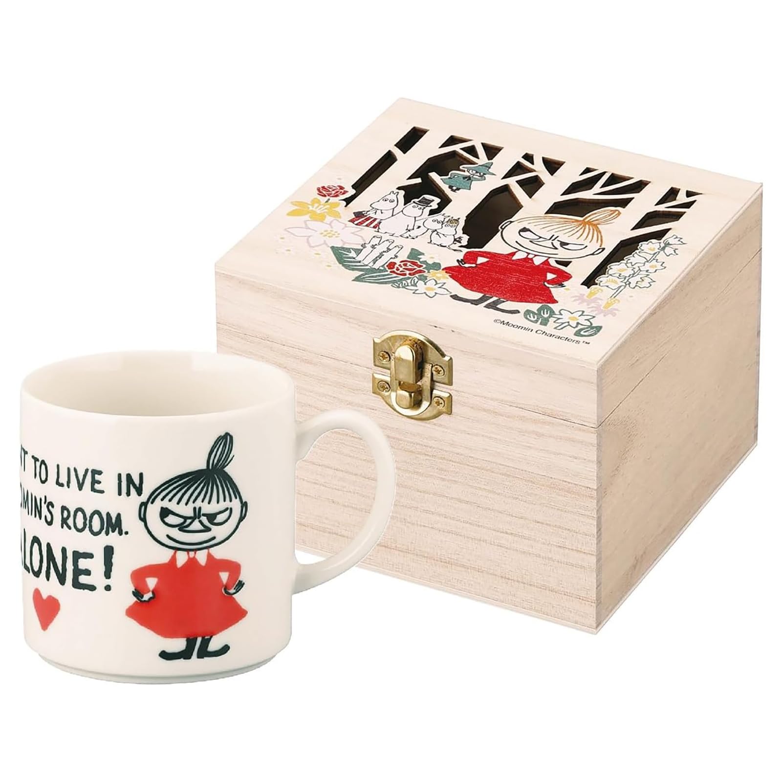 Moomin Little My Mug 12oz White Ceramic Coffee Cup Yamaka Japan