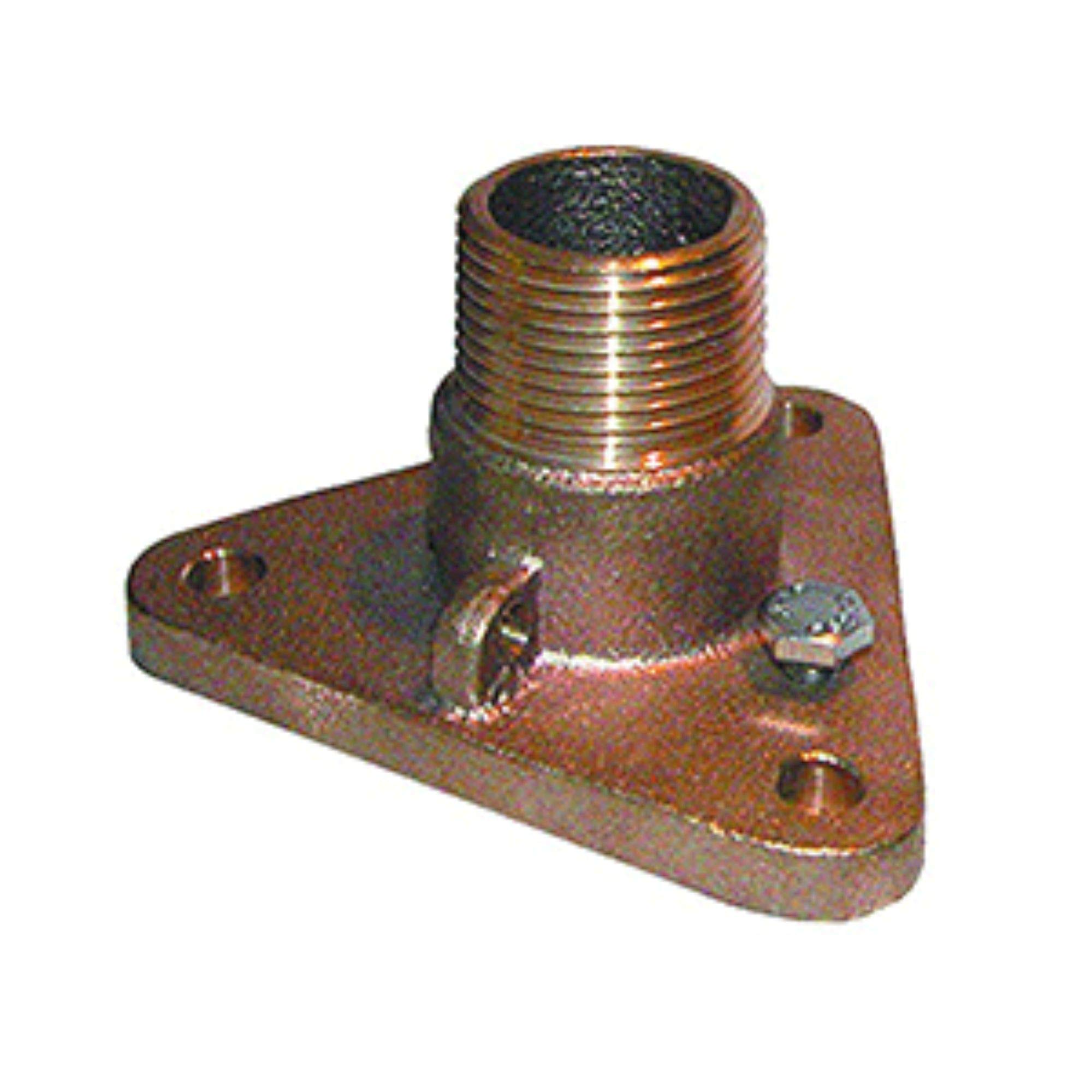 GrocoIBV-F Bronze Flanged Adaptor for In-line Ball Valve to Through-Hull