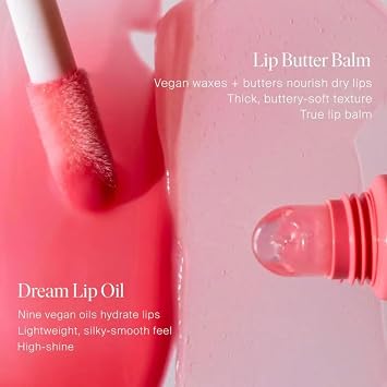 Summer Fridays Dream Lip Oil - Tint Trip Oil with Moisturizing Sheer Coverage, High Shine, Deep Hydration - Non-Sticky Formula for Long Lasting Softness - Pink Cloud 1.5 oz | 保湿着色リップグロスオイル、長持ちする柔らかさと輝き、栄養ビタミンEを含むべたつかないフォーミュラ