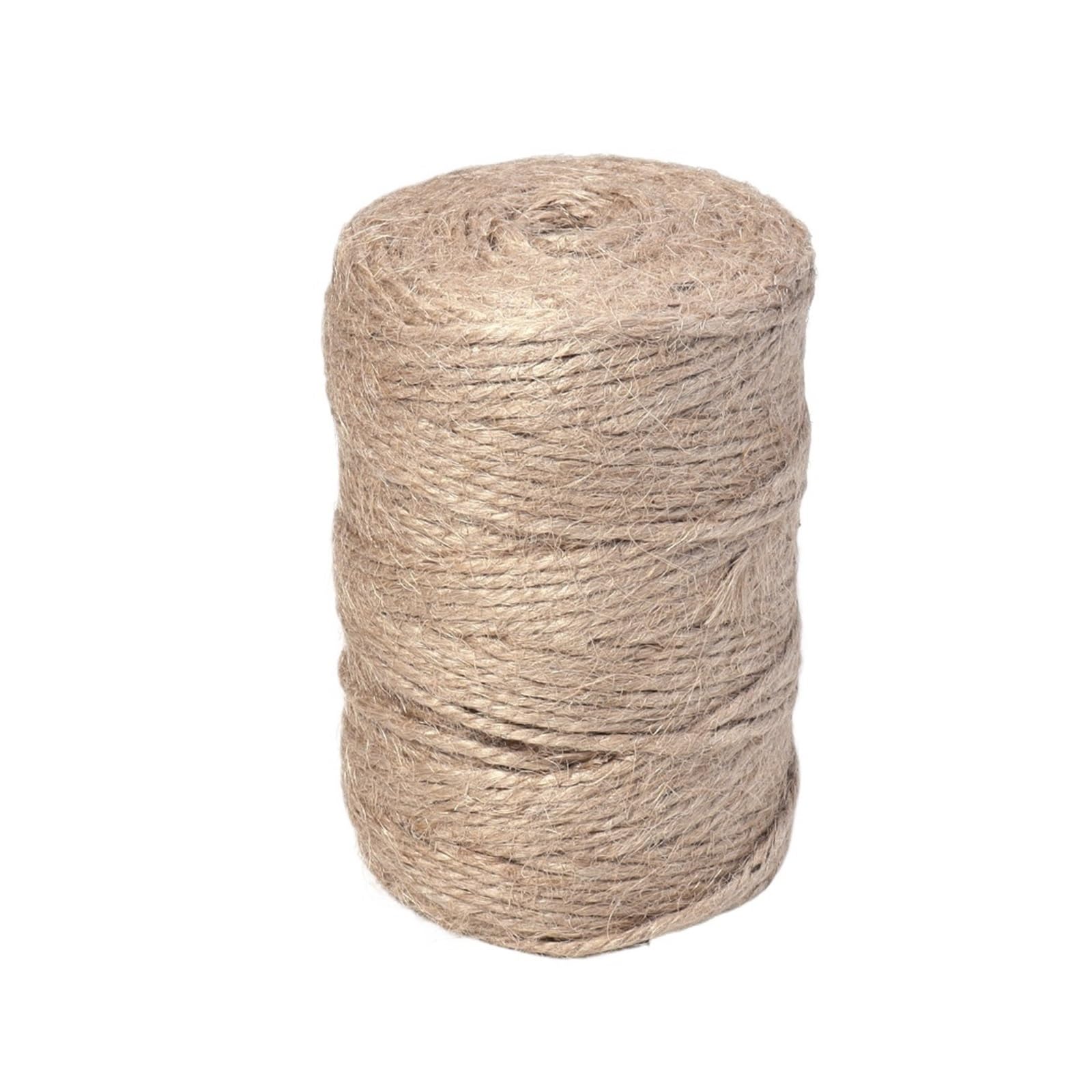 100Meters 1-3mm Jute Rope String Ribbon Crafts Vintage Cord Twine Thread Sewing Party Wedding Home Decortion(Width 3mm)