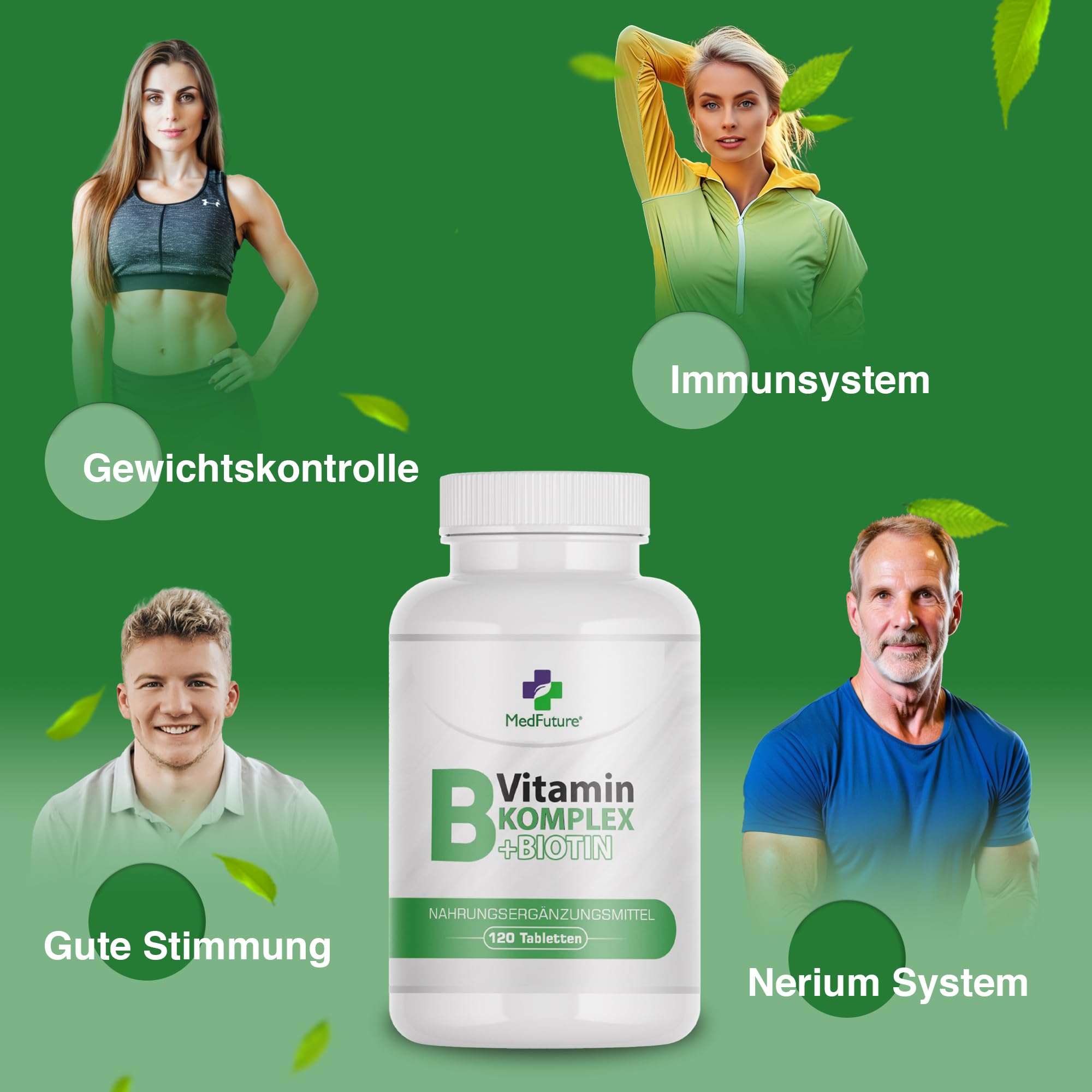 Medfuture WITAMINA B Complex Kompleks B1 B2 B3 B5 B6 B12 Biotyna